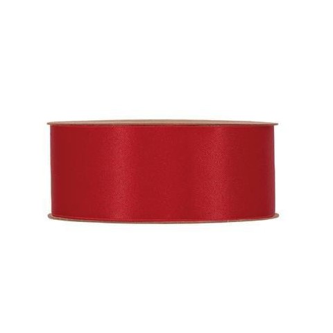 NASTRO IN RASO ROSSO MM25X20MT